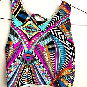 Daughters of Culture Gorgeous crop top with crisscross lace back Fully lined